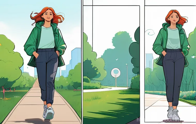 웹툰작가 포트폴리오 작성법 - **Prompt:** "A central webtoon-style character, a young adult with vibrant, expressive eyes and a dy...