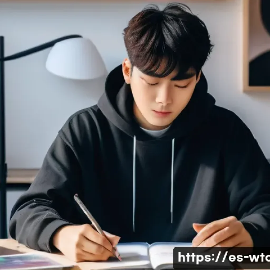 웹툰작가 피드백 수용하는 법 - **Prompt 1: The Focused Creator Amidst Feedback**
    "A talented, gender-neutral webtoon artist, in...