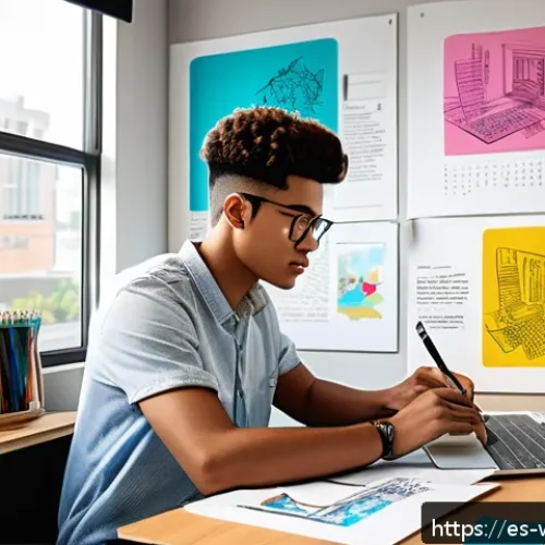Home 31 웹툰작가 자격 시험 준비 전략 - A modern digital artist’s workspace focused on webtoon creation, featuring a sleek laptop with Clip ...